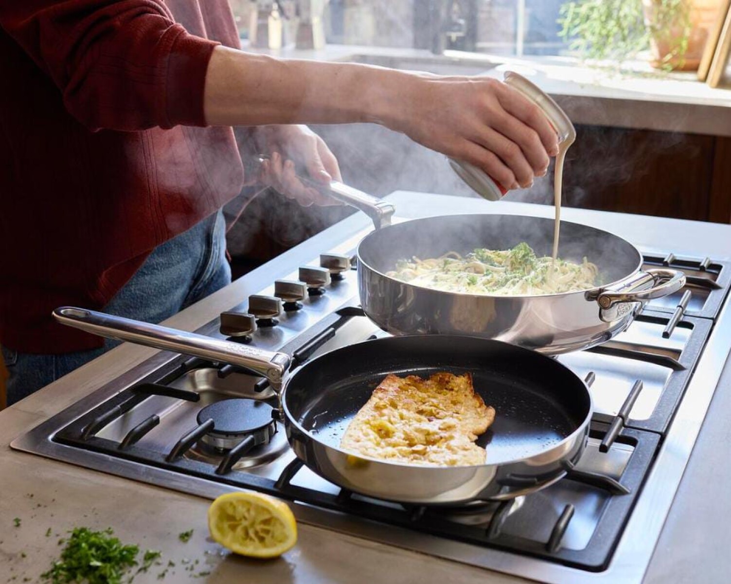 Sartén Space Steel 24 cm Antiadherente Joseph Joseph - Preventa 