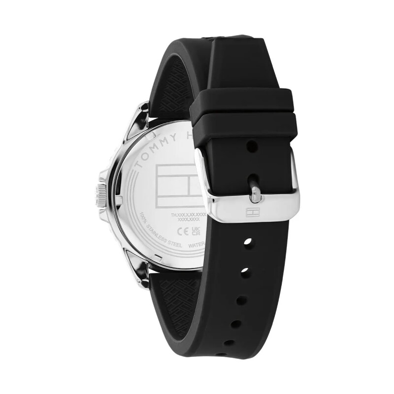 Reloj Tommy Hilfiger 1792201 para Hombre Silicona Negra Negro