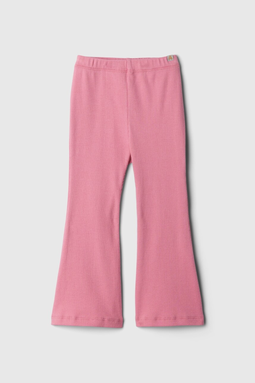 Calza Rib Flare Toddler Niña Elle Pink