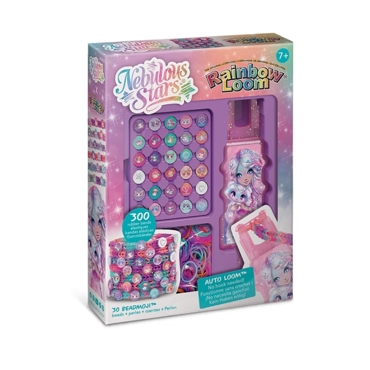 Juego de cuentas para armar Rainbow Loom Nebulous Stars 