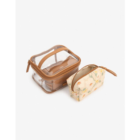 Porta Cosméticos Estampado Flores