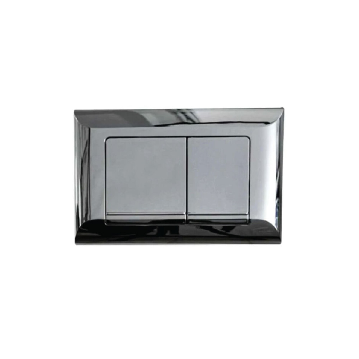 Tapa de Dos Teclas cromadas 