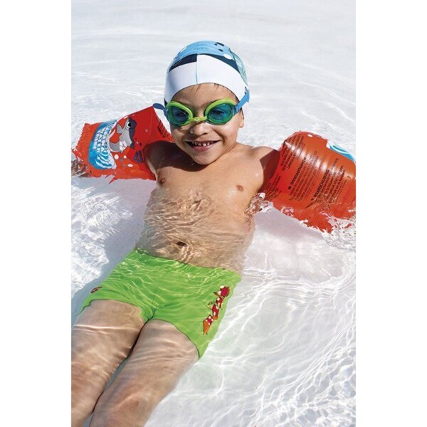 Flotadores Bracitos Inflables De Natación Para Niños Arena Friends Awt Soft Armband Rojo