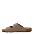 Sandalias de Mujer Freeway Cork Casual Hebillas Arena (Gamuza)