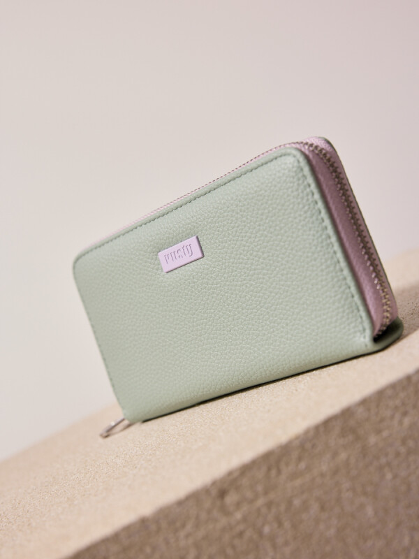 BILLETERA NOVADI RUSTY Verde Claro