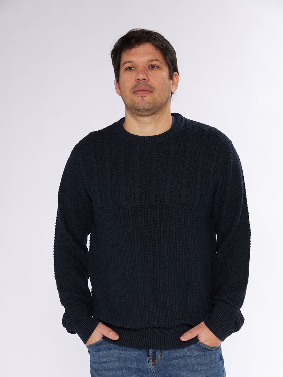 SWEATER COMPE - Navy 