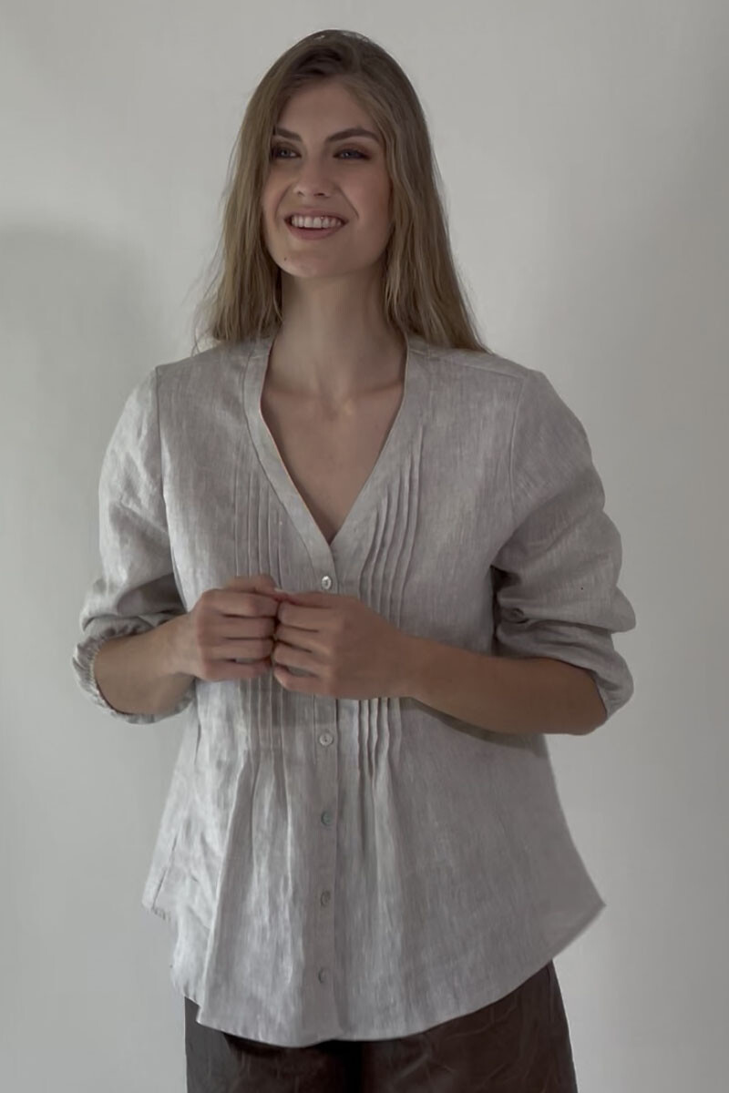 Camisa camelia - Beige 