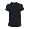 Remera Under Armour Rival Core SS-BLK de Mujer - 1383648-001 Negro-blanco