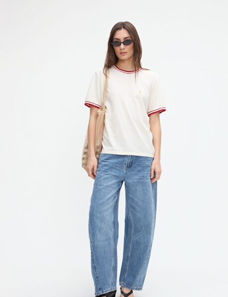 Remera Nicole Off white