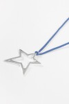 Collar estrella azul