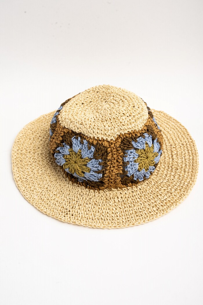 Sombrero Flores Multi