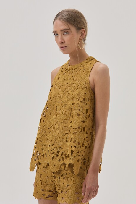 Top Soleil Mostaza
