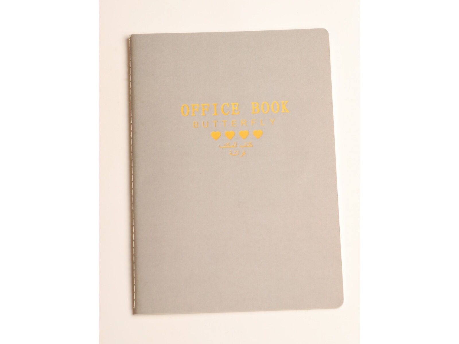 CUADERNO COSIDO B5 (GRIS) 