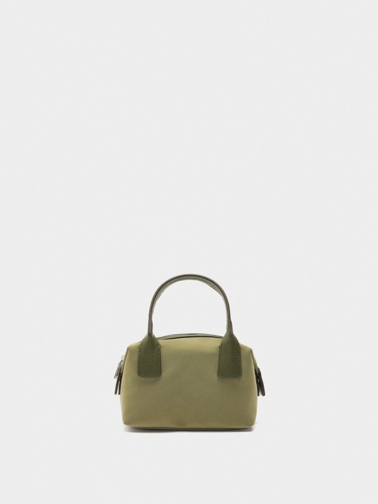 Bolso De Mano De Textura Suave caqui