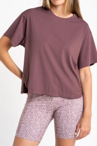 Remera Fitness Malva