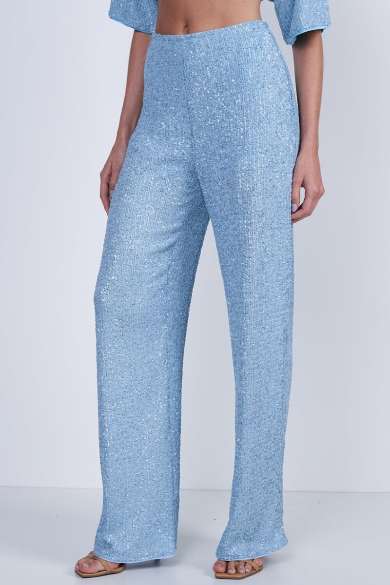 Pantalon Belisa - Celeste 