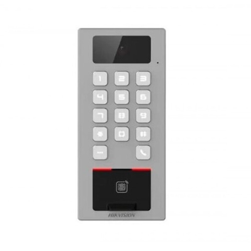 Hikvision - Access control terminal with fingerprint reader and camera - Video intercom system - Supports card and PIN Hikvision - Access control terminal with fingerprint reader and camera - Video intercom system - Supports card and PIN