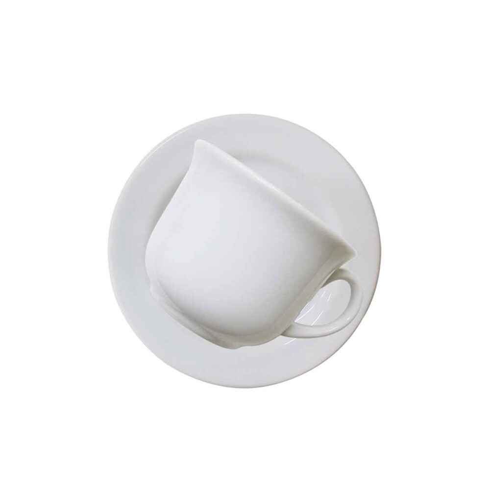 Taza de te con plato New branco 200 ml BIONA Taza de te con plato New branco 200 ml BIONA