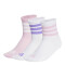 Medias Infantiles Adidas LK RIB Blanco - Rosa - Violeta