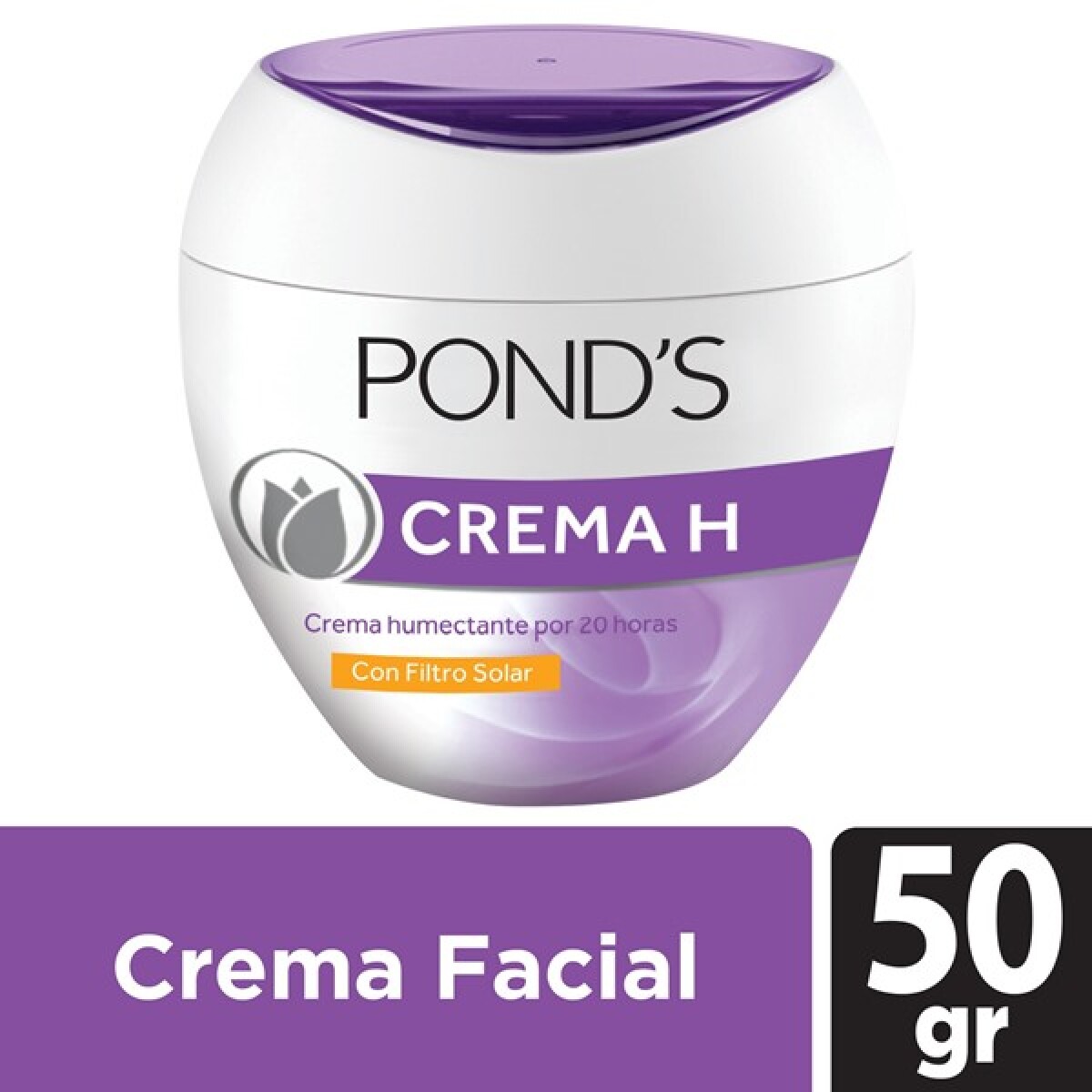 Pond’s Crema Hidratante H 50g – Hidratación Profunda y Textura Ligera
