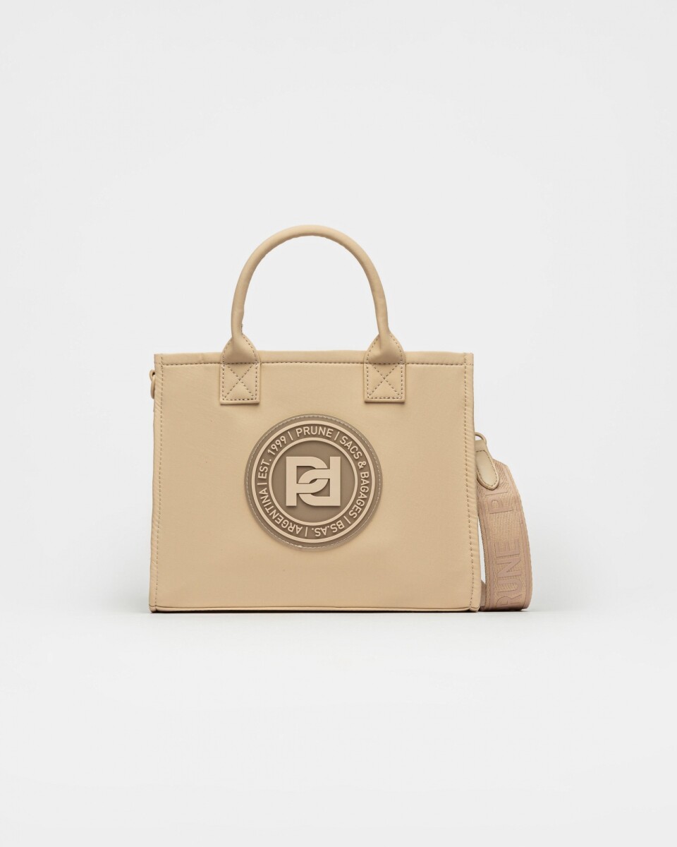 Cartera de mano Elena en nylon - Vison 