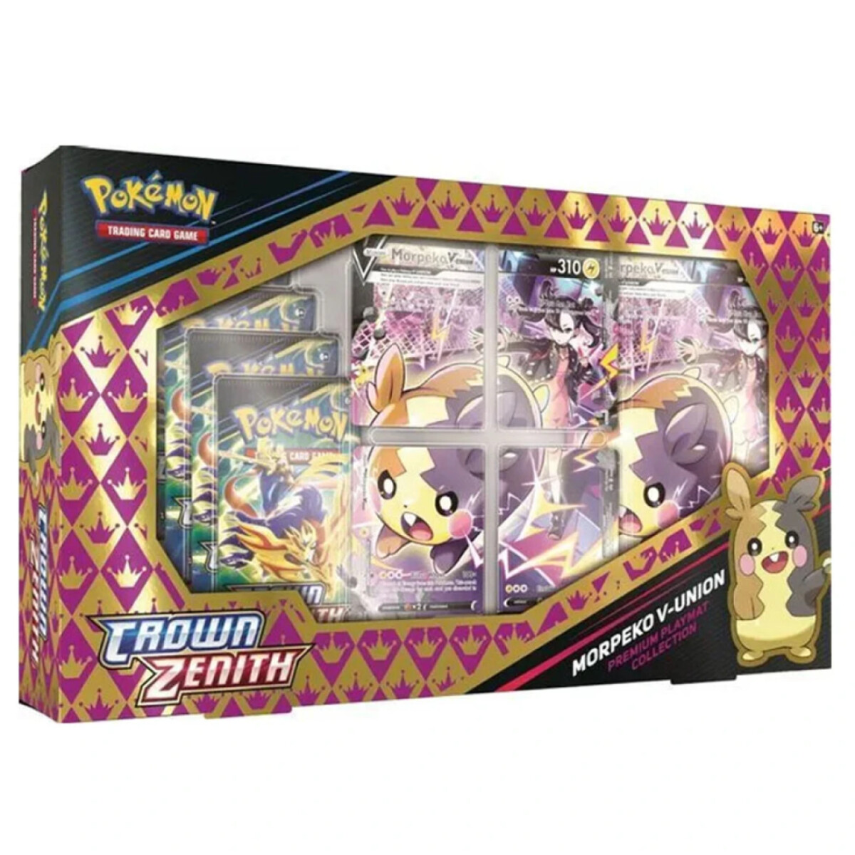 Pokemon TCG Crown Zenith - Morpeko V-Union Premium Playmat Collection - [Español] 