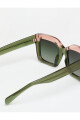 Lentes Tiwi Mali Bicolor Green/pink With Green Gradient Lenses