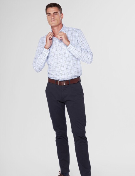 PANTALÓN SKINNY CON SPANDEX Azul