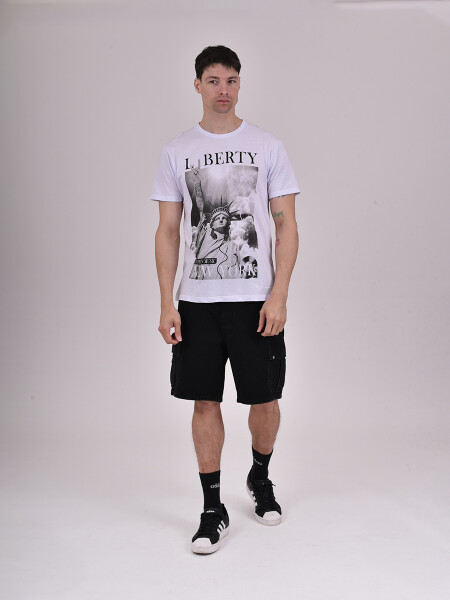 REMERA LIBERTY BLANCO
