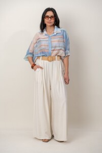 CAMISA DUNIA Celeste