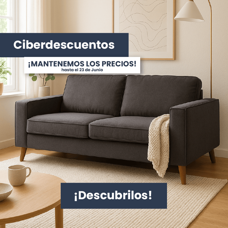SOFÁS - MANTENEMOS CIBERDESCUENTOS 2025