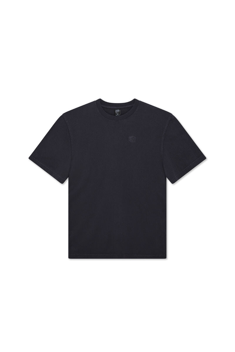 Shield Garment Dyed Tee Negro