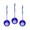 COLGANTES DE 1 OJO TURCO Gp028/4cm X3 Unidades