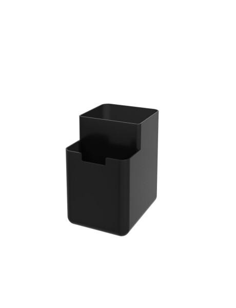 ORGANIZADOR MESADA PLASTICO SINGLE NEGRO. 8x10.5x12CM ORGANIZADOR MESADA PLASTICO SINGLE NEGRO. 8x10.5x12CM