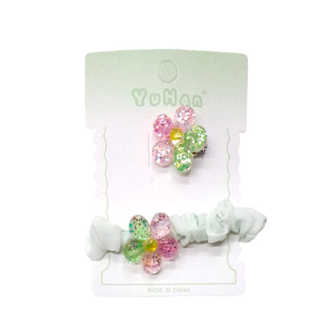 Broche pinza colitas para el cabello 2 pcs flor Broche Pinza Colitas Para El Cabello 2 Pcs Flor