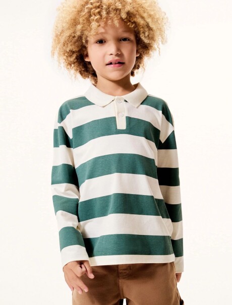 POLO INFANTIL A RAYAS MULTICOLOR