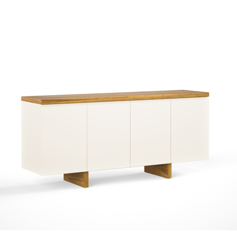 Aparador Buffet SUD 1.8 - Linea Manhattan Off White / Cinamomo