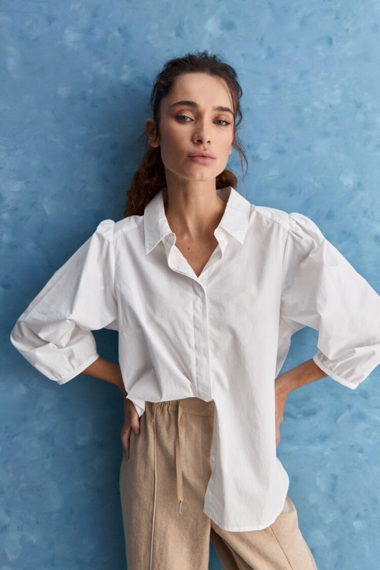 CAMISA ALONDRA SOLID Crudo