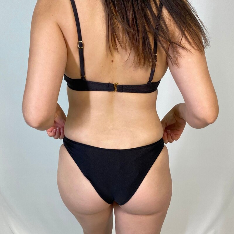 Bikini Liso Cameron Negro