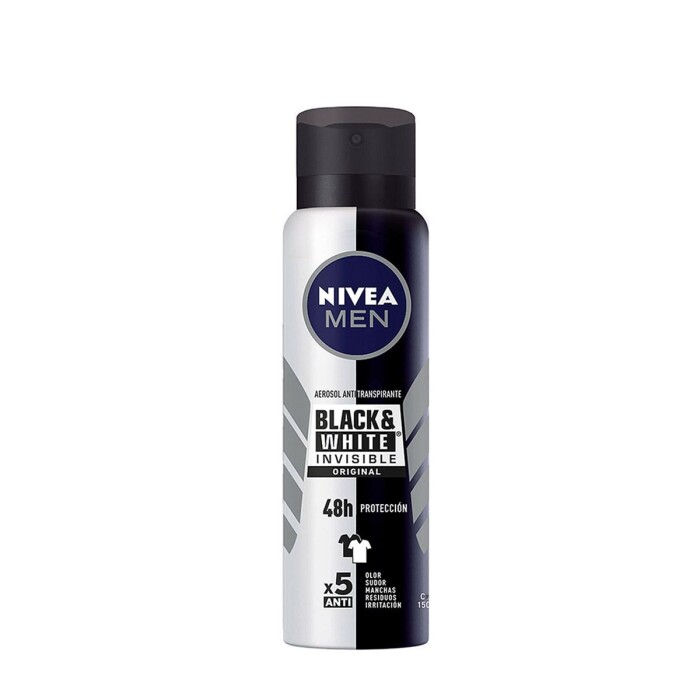 NIVEA DEO SPRAY FORMEN INVIS B&W POWER F única