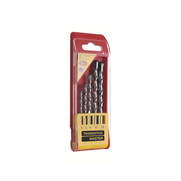 JUEGO DE MECHAS PARA HORMIGON 5 PZAS. TRAMONTINA Juego De Mechas Para Hormigon 5 Pzas. Tramontina