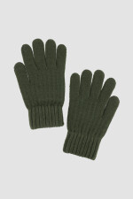 Guantes polar basic Verde mili/esmeralda