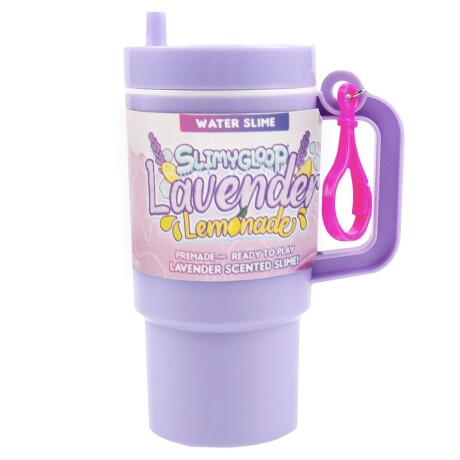 Slimy Gloop Travel Mug Textura slime con AROMA con llavero 001