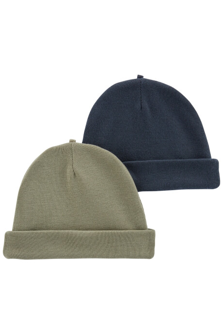 Pack Dos Gorros Diferentes Sin color