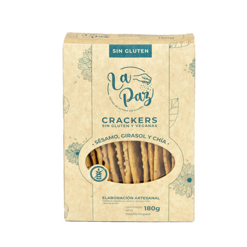 Galletas mix de semillas s/gluten La Paz Galletas La Paz Mix De Semilla