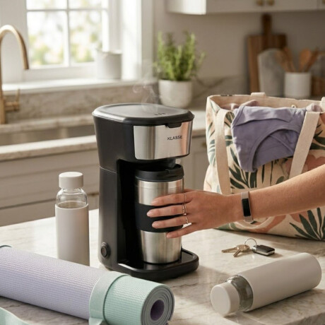 Cafetera Klasse con jarro térmico transportable | Color negro Cafetera Klasse con jarro térmico transportable | Color negro
