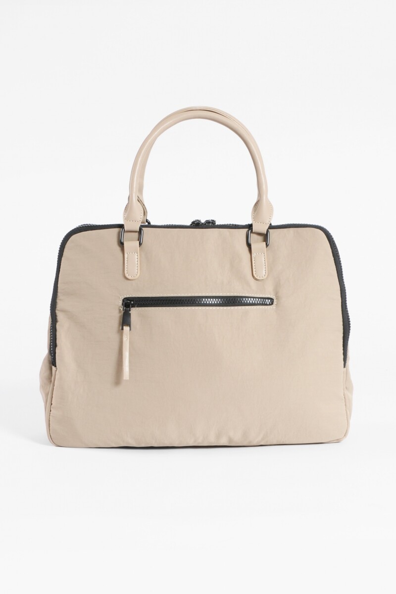 Cartera briefcase porta laptop topo