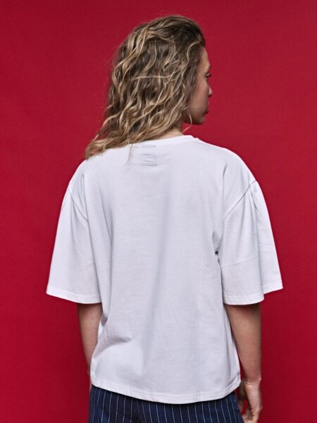 T-SHIRT D.CASSIN ZIVA BLANCO