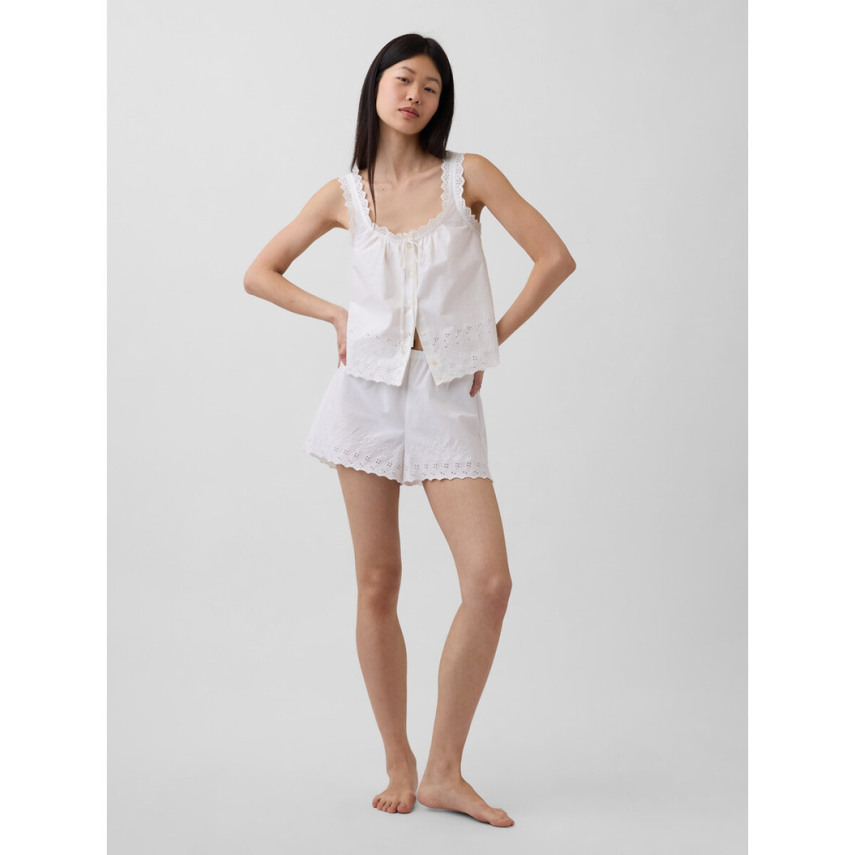 EYELET FASHION SHORT - NEW OFF WHITE V2 
