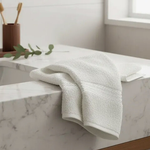 Toalla Baño Extra Prisma Dohler 86 x 150 cm 100% Algodón BLANCO